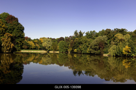 Martonvásár, a Brunszvik-kastély parkja-stock-foto