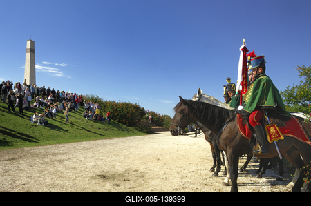 A pákozd-sukorói csata felelevenítése-stock-foto