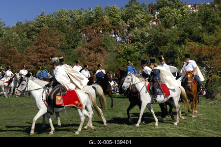 A pákozd-sukorói csata felelevenítése-stock-foto
