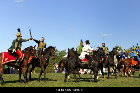 A pákozd-sukorói csata felelevenítése-stock-foto