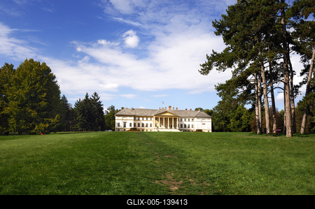 Dég, Festetics-kastély-stock-foto