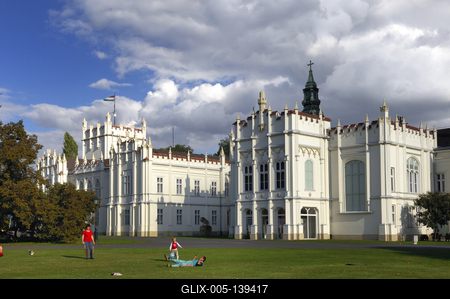 Martonvásár, Brunszvik-kastély-stock-foto