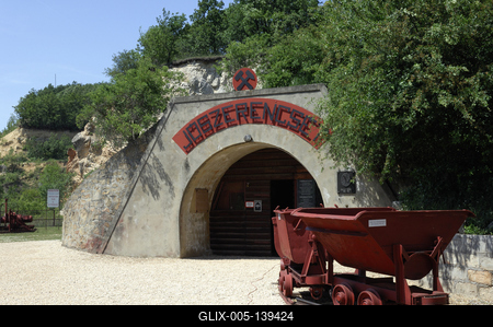 Gánt, Balás Jenő Bauxitbányászati Múzeum-stock-foto