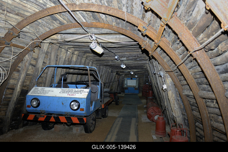 Gánt, Balás Jenő Bauxitbányászati Múzeum-stock-foto