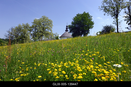 Kissikátor, Római katolikus körtemplom-stock-foto