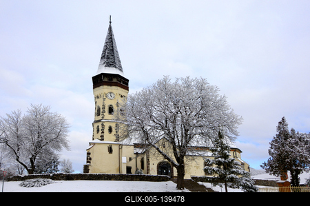 Gyöngyöspata, Római katolikus templom-stock-foto