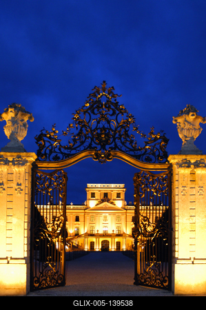 Fertőd, az Esterházy-kastély és parkja-stock-foto