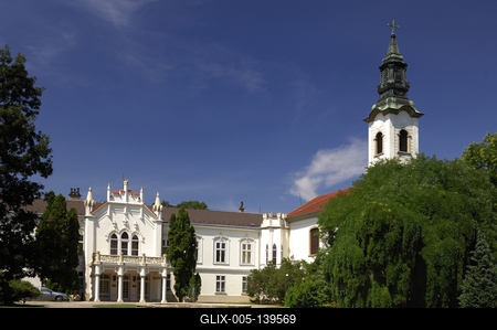 Martonvásár, Brunszvik-kastély-stock-foto