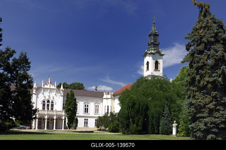 Martonvásár, Brunszvik-kastély-stock-foto