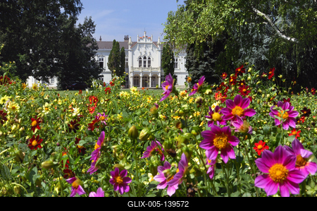 Martonvásár, Brunszvik-kastély-stock-foto