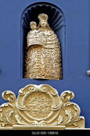 Sopron műemlékekben gazdag belvárosa-stock-foto