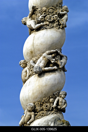 Sopron, Szentháromság-szobor-stock-foto