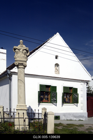 Régi lakóház Fertőrákoson-stock-foto