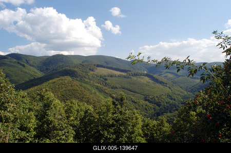 Panoráma a Millenniumi Kilátóból-stock-foto