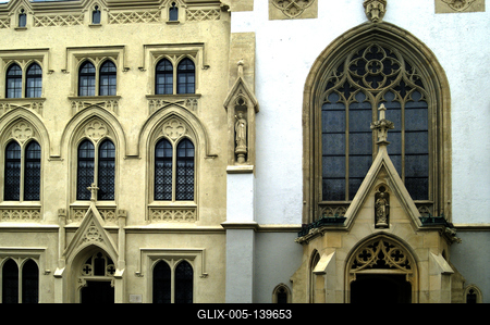 Sopron, Szent Orsolya templom és zárda-stock-foto