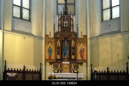 Sopron, Szent Orsolya templom és zárda-stock-foto