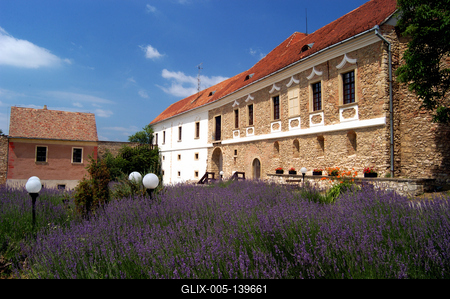 A pécsváradi vár-stock-foto