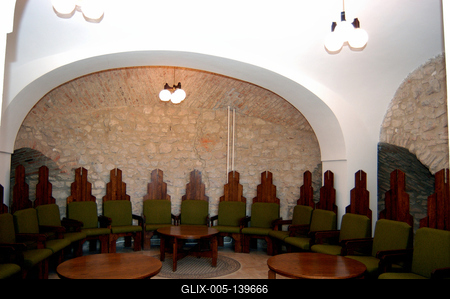 A pécsváradi vár-stock-foto