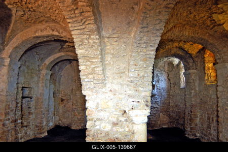 A pécsváradi vár-stock-foto