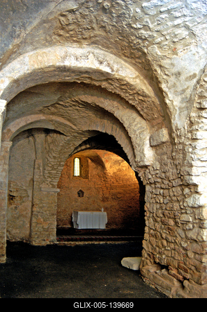 A pécsváradi vár-stock-foto