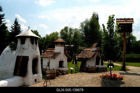 Orfűi Tájház és Kemencés Udvar-stock-foto