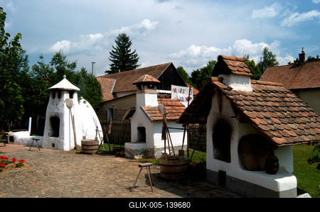 Orfűi Tájház és Kemencés Udvar-stock-foto