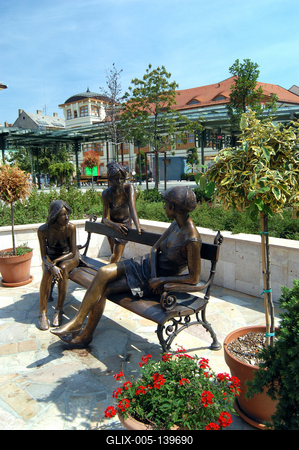 Miskolc, Szinva terasz-stock-foto