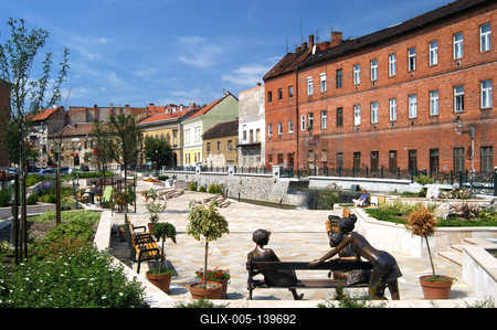 Miskolc, Szinva terasz-stock-foto