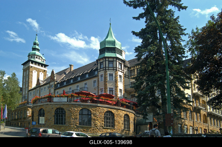 Miskolc - Lillafüred, Palotaszálló-stock-foto