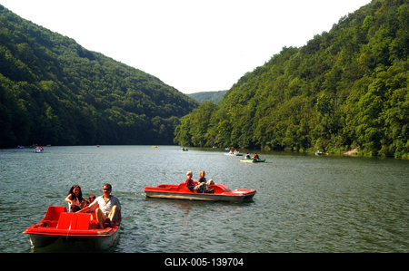 Miskolc - Lillafüred, Hámori-tó-stock-foto