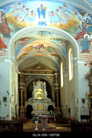 Siklós - Máriagyűd, Sarlós Boldogasszony kegytemplom-stock-foto