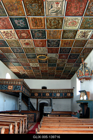 Drávaiványi, református templom-stock-foto