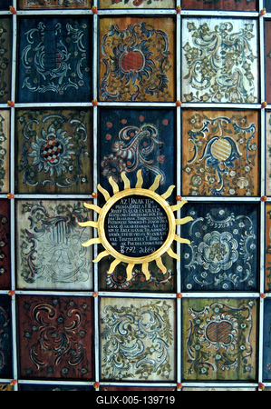 Drávaiványi, református templom-stock-foto