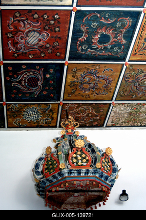 Drávaiványi, református templom-stock-foto