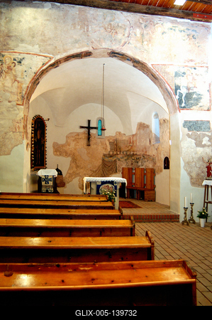 Cserkút, Keresztelő Szent János templom-stock-foto