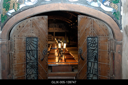 Tokaj, Rákóczi Pince-stock-foto