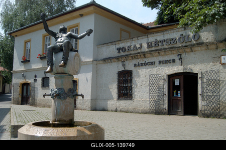 Tokaj, Rákóczi Pince-stock-foto