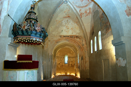 Vizsoly, Református templom-stock-foto