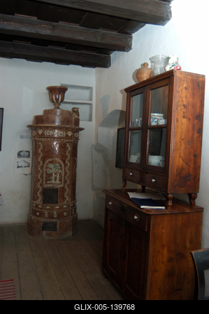 A Huszita-ház Göncön-stock-foto