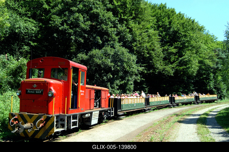 Szilvásváradi Erdei Vasút-stock-foto