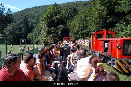 Szilvásváradi Erdei Vasút-stock-foto