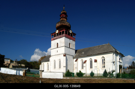 Tolcsva, Római katolikus templom-stock-foto