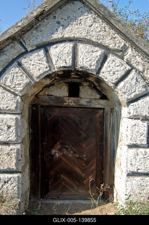 Védett pincesor Hercegkúton-stock-foto