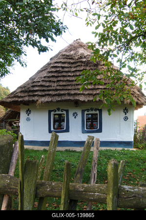 A Füzéri Tájház-stock-foto