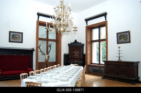 A Károlyi-kastély Füzérradványban-stock-foto