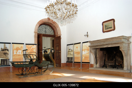 A Károlyi-kastély Füzérradványban-stock-foto