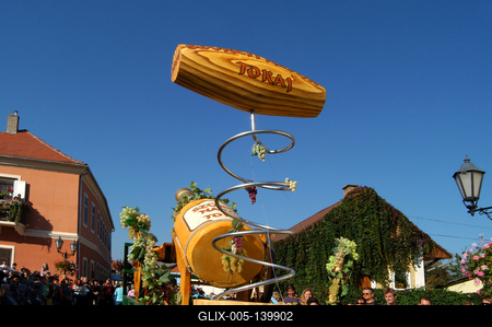 Tokaj-Hegyaljai Szüreti Napok-stock-foto