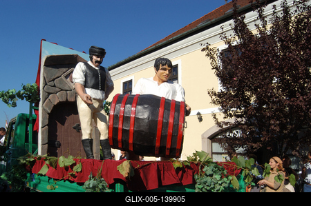 Tokaj-Hegyaljai Szüreti Napok-stock-foto