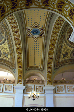 Mádi zsinagóga-stock-foto