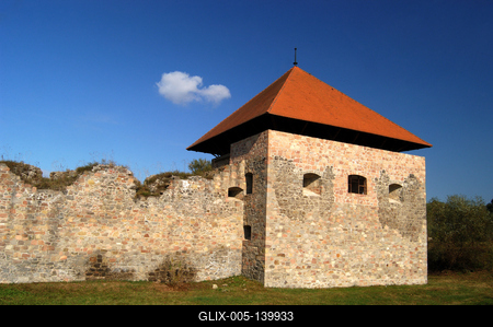 Az Ónodi vár-stock-foto